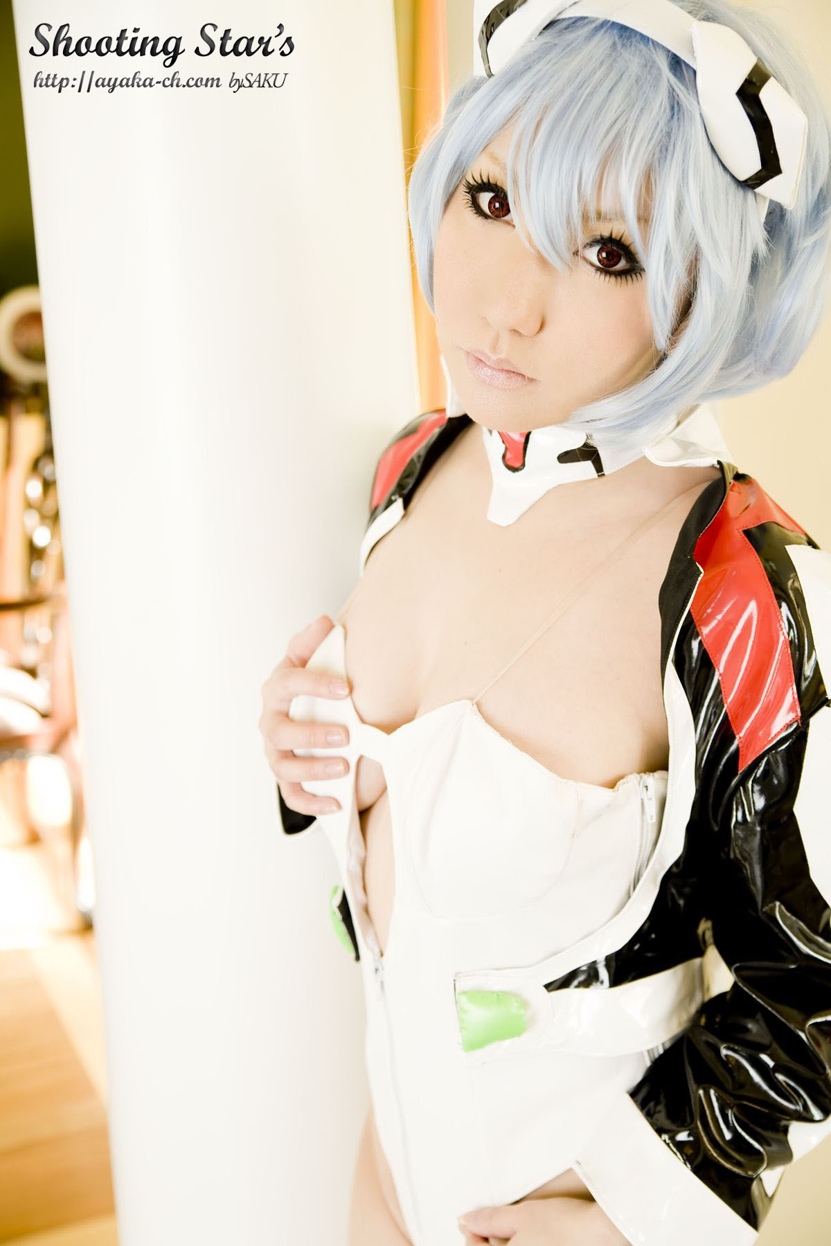 [Cosplay]  Evangelion - Big Tits Rei Ayanami 2